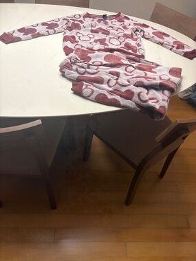 Disney Red Patterned Loungewear Set -Mickey mouse